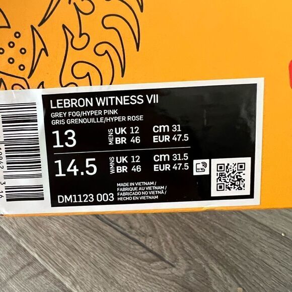 Nike Men's Lebron Witness 7 Basketball Shoe - Picture 8 of 8
